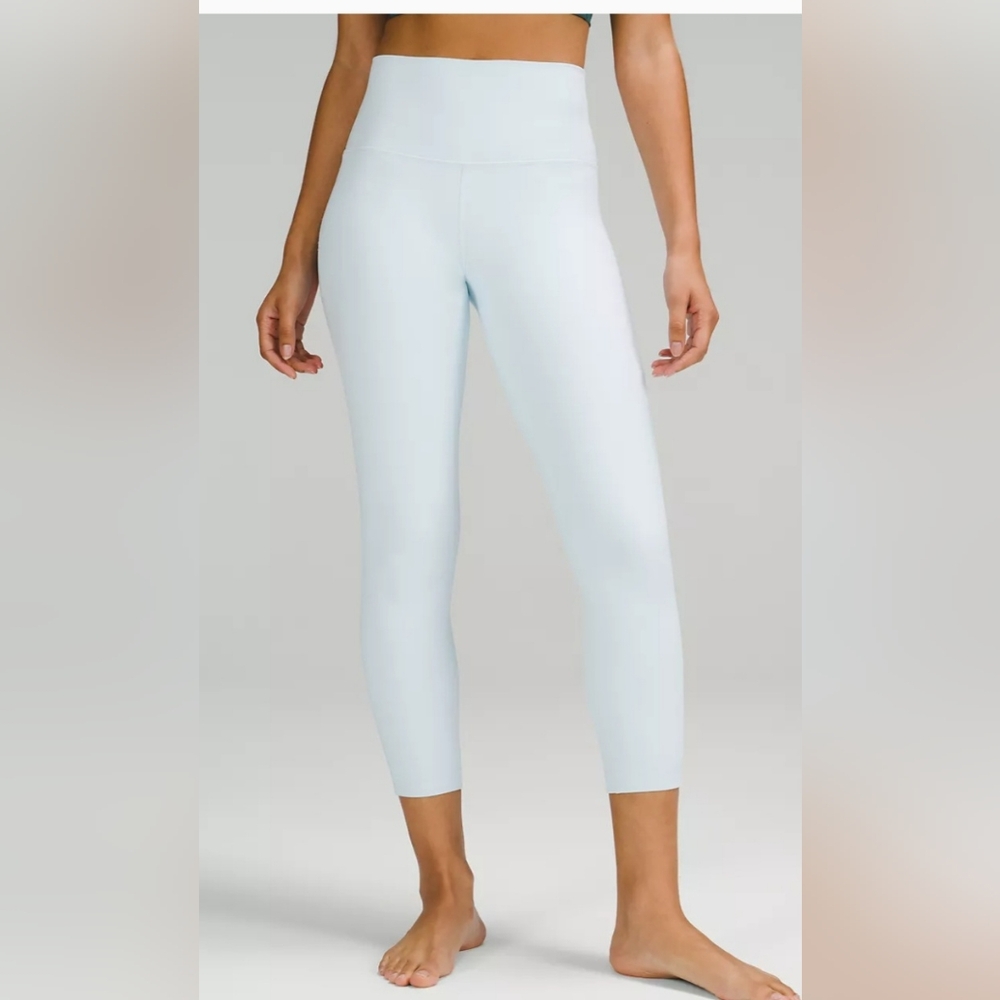 lululemon Align™ High-Rise Pant 25" powder blue size 4 NWOT